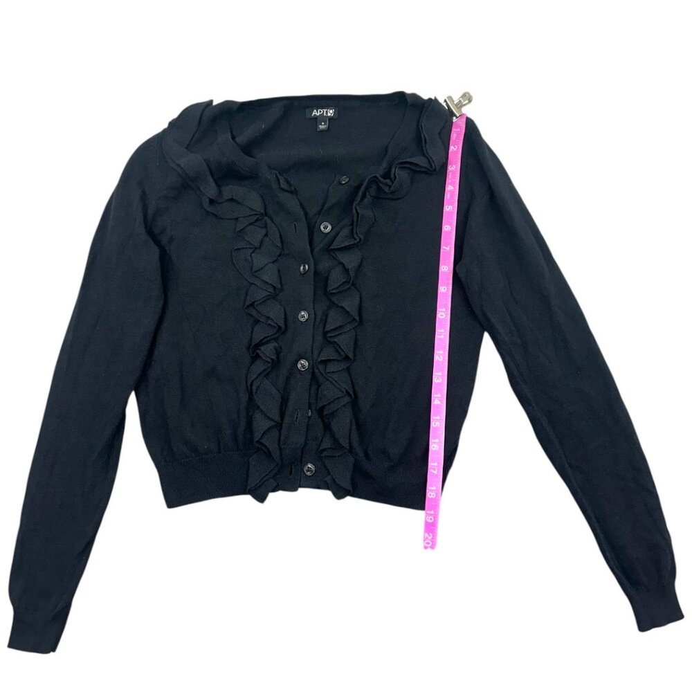 Apt. 9 Ruffled Front Cardigan - Picture 8 of 8